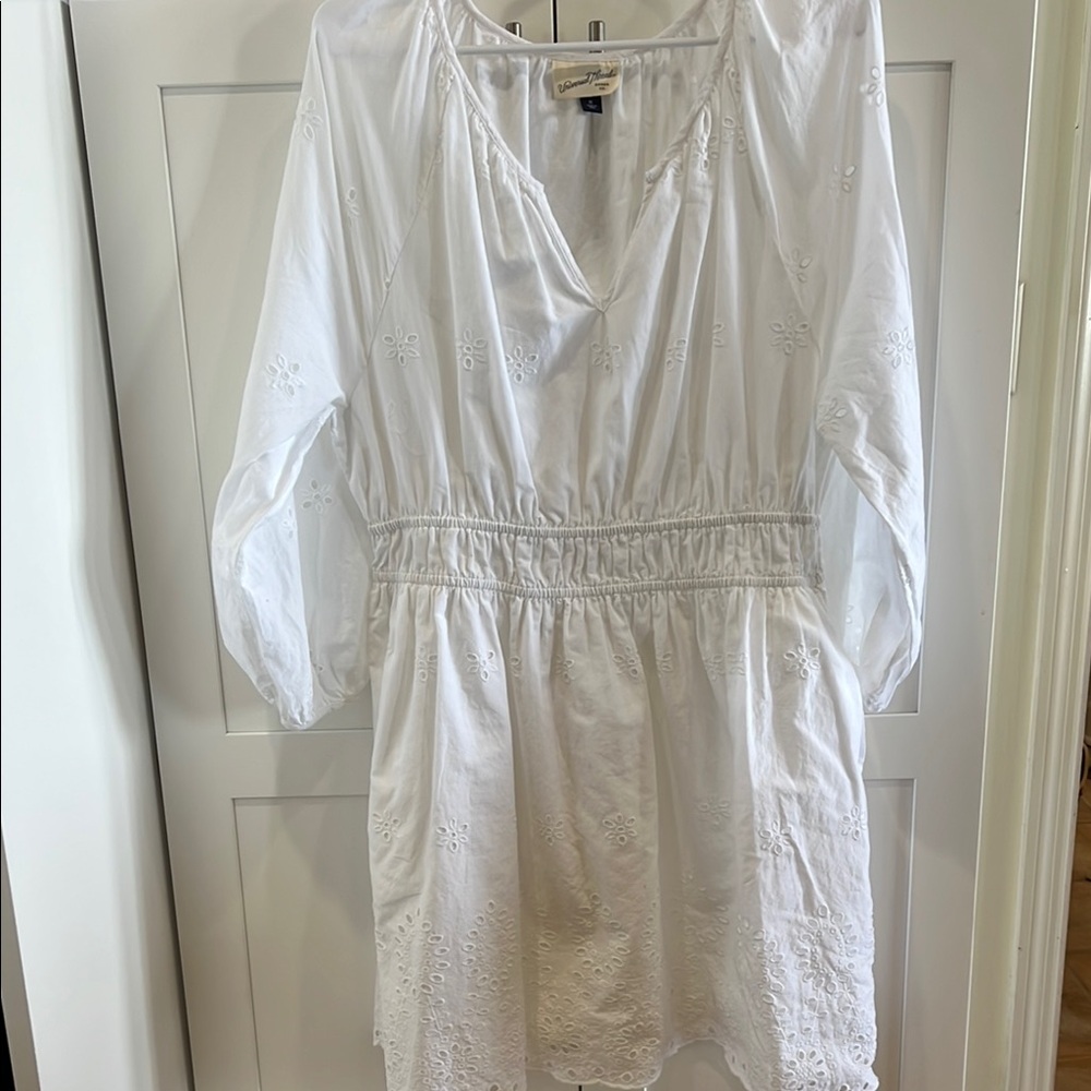 Universal Thread White Eyelet‎ Sleeve Sundress